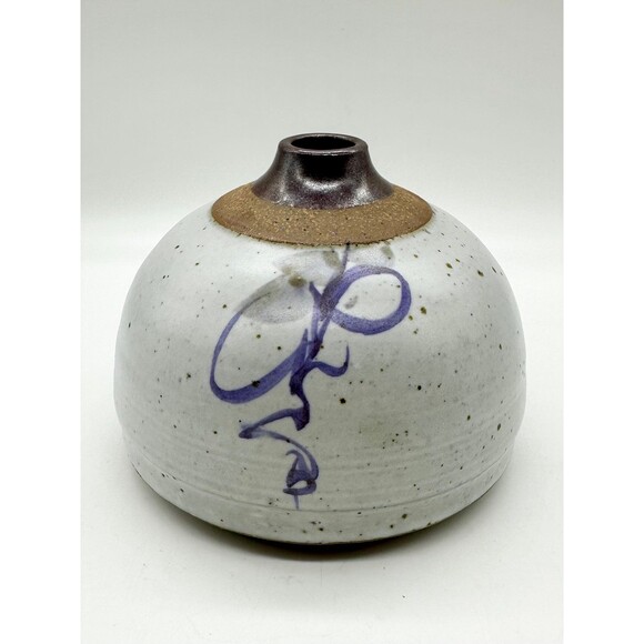 Vintage Handmade Studio Art Pottery Vase by Jim Sockwell of NC - Picture 1 of 10